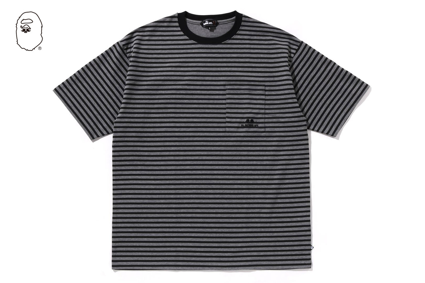 BAPE STRIPE PRINT TEE #1