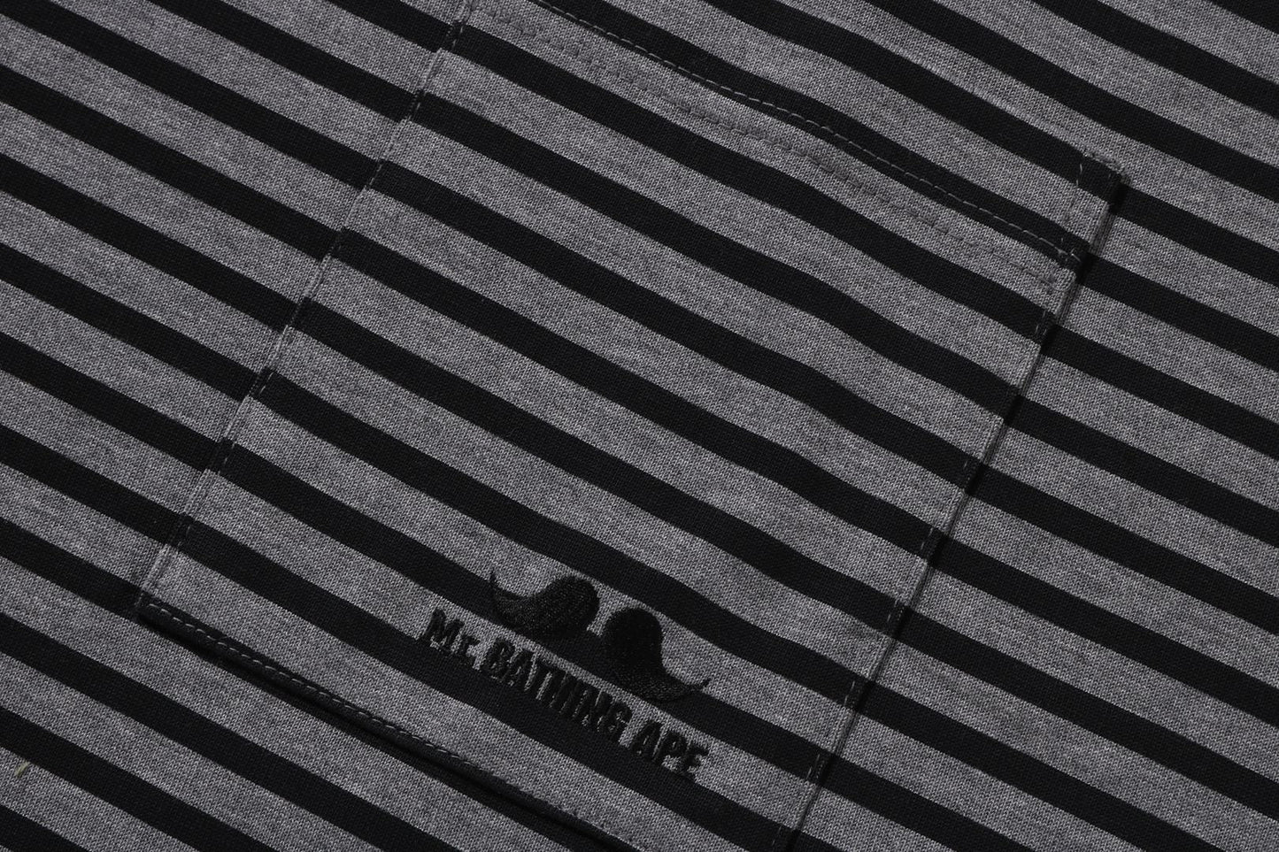 BAPE STRIPE PRINT TEE #1