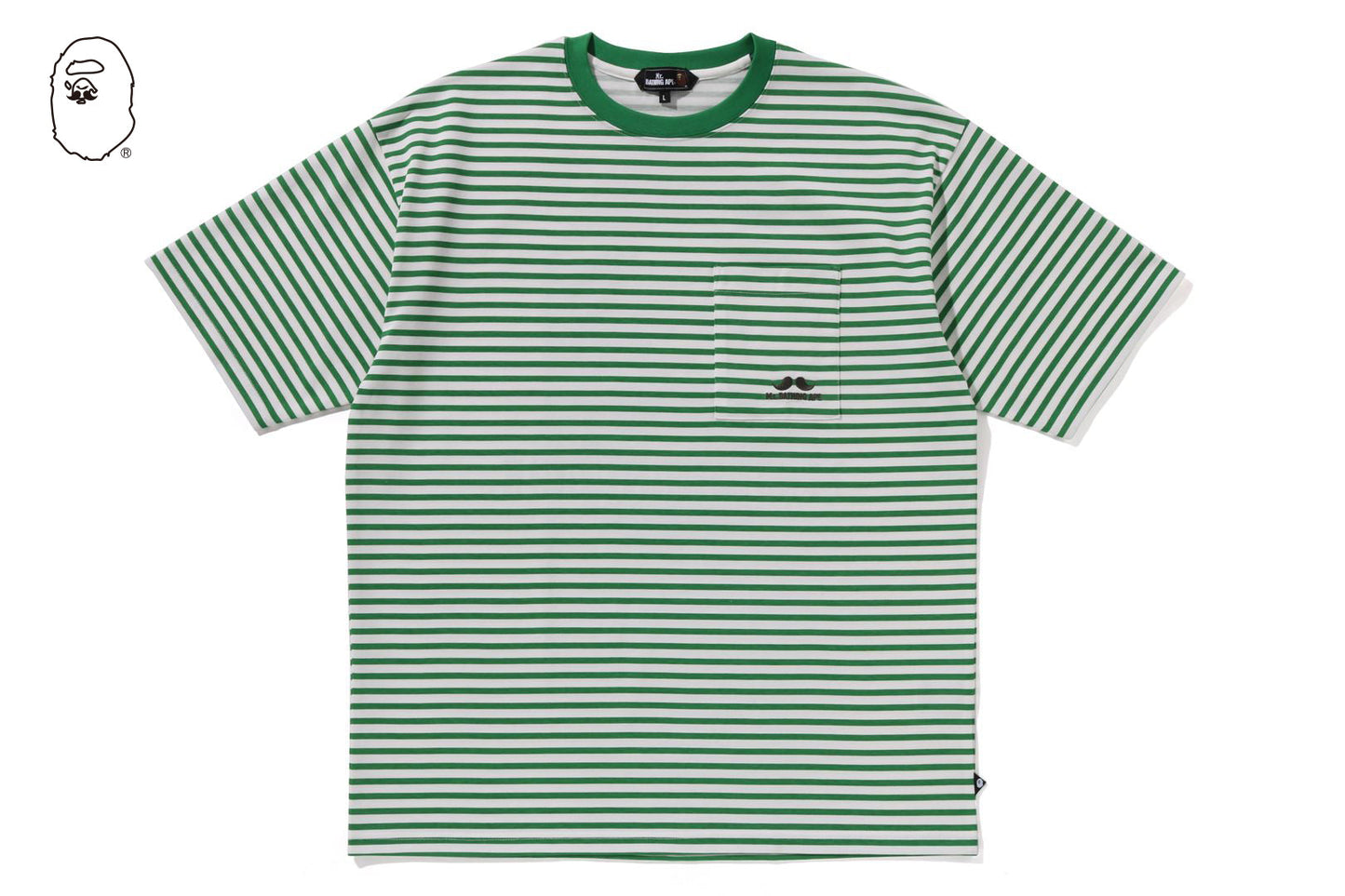 BAPE STRIPE PRINT TEE #1