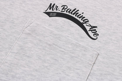 BAPE VARSITY PRINT POCKET TEE