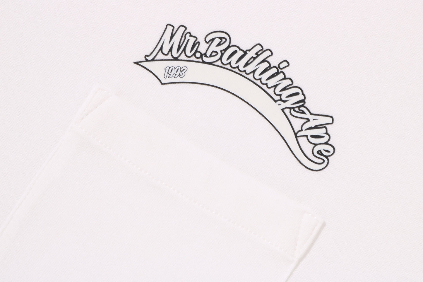 BAPE VARSITY PRINT POCKET TEE