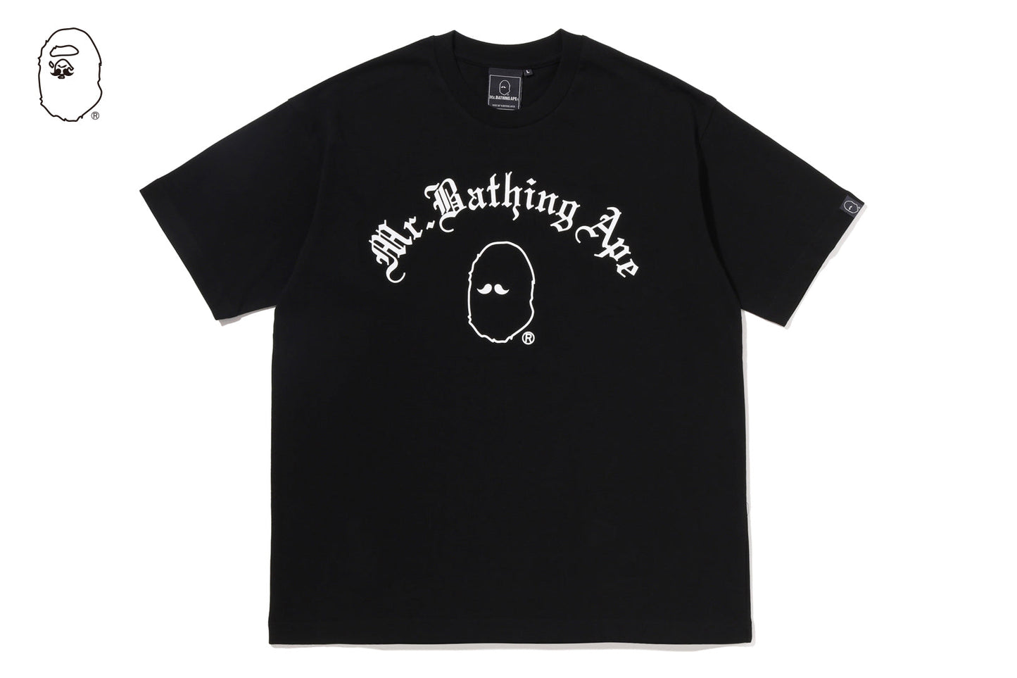 BAPE MR OLDSTYLE ARCH PRINT TEE