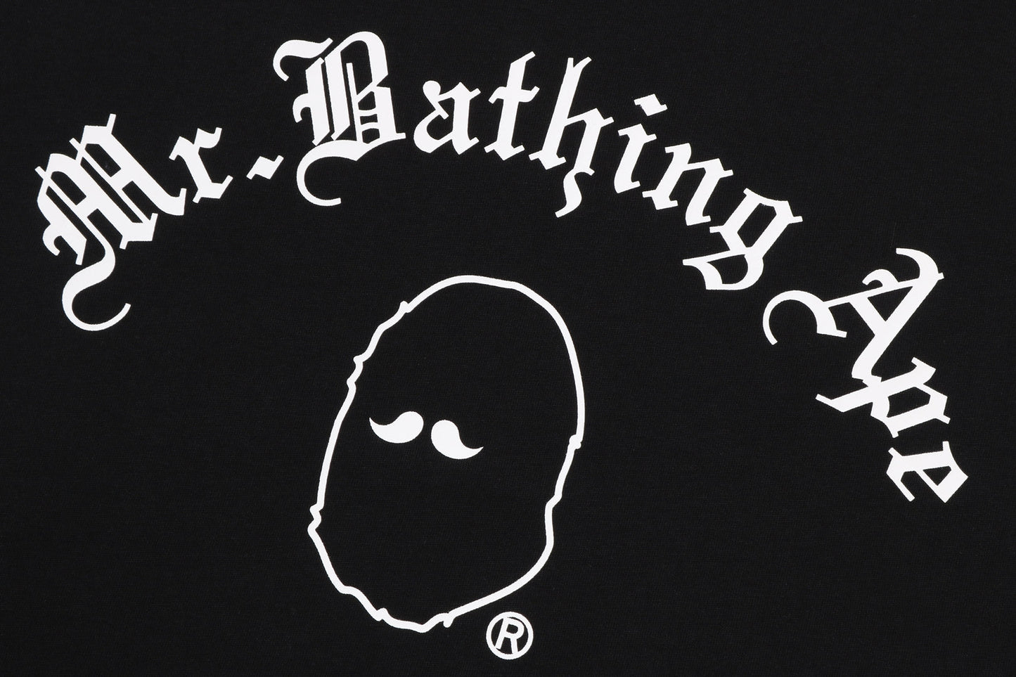 BAPE MR OLDSTYLE ARCH PRINT TEE