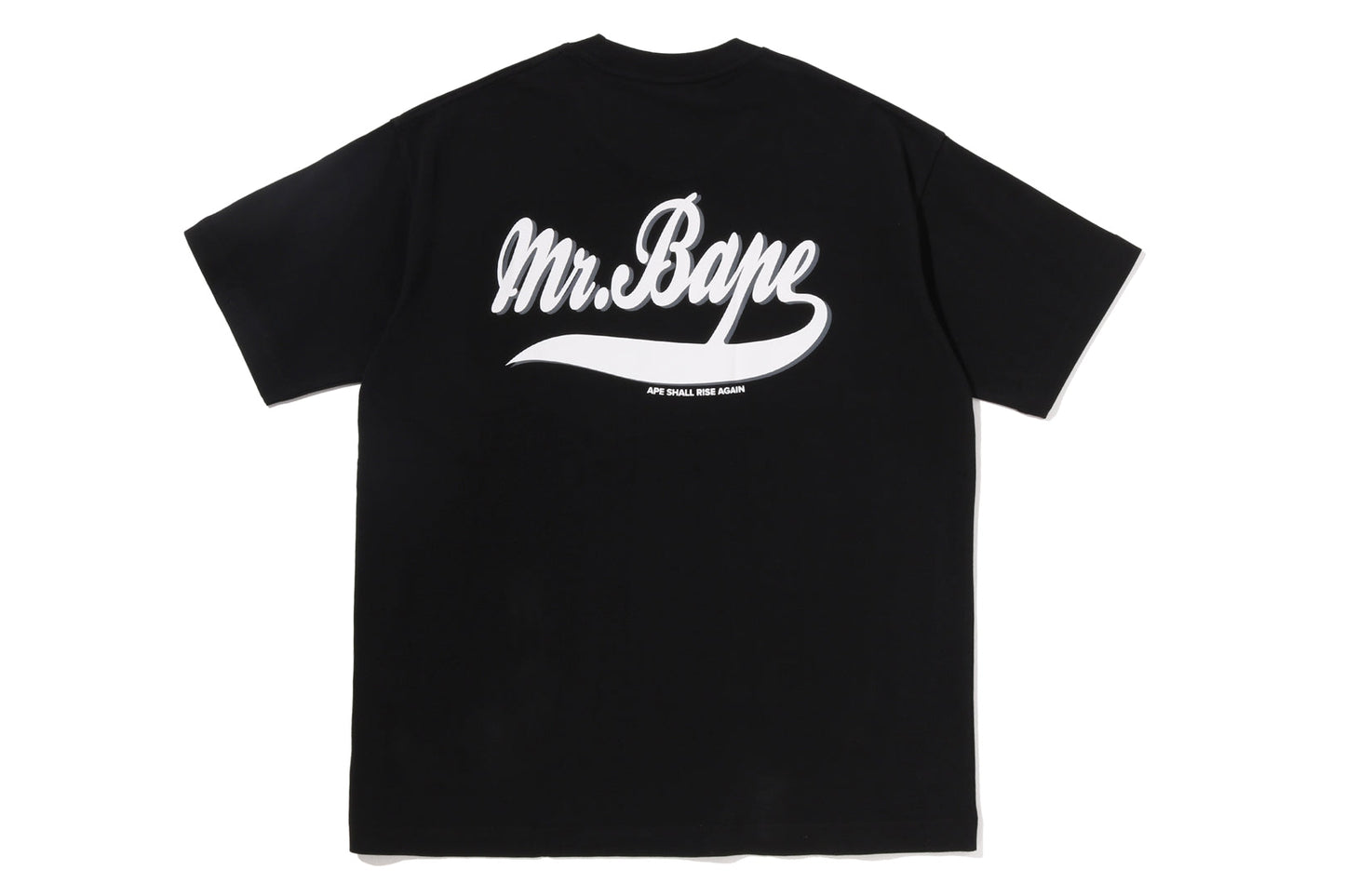 BAPE MR HEAD COLLEGE PRINT TEE