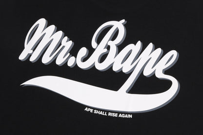 BAPE MR HEAD COLLEGE PRINT TEE