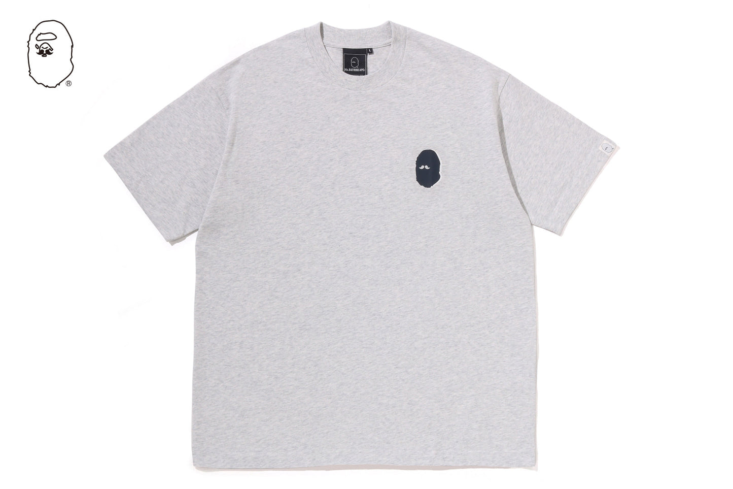 BAPE MR HEAD COLLEGE PRINT TEE