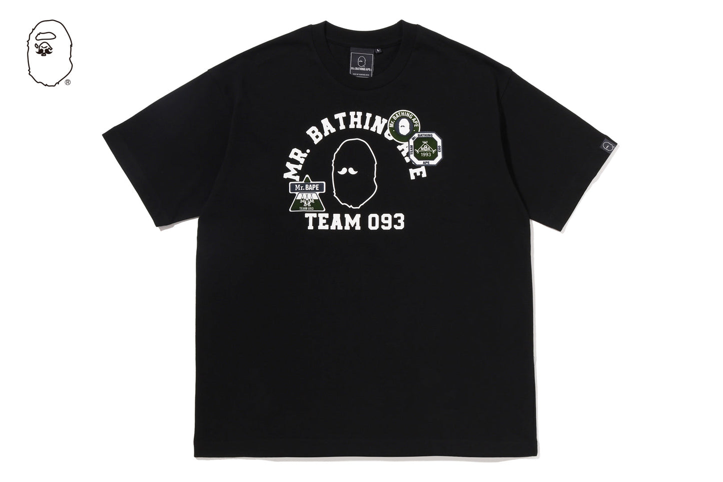 BAPE BADGE PRINT TEE