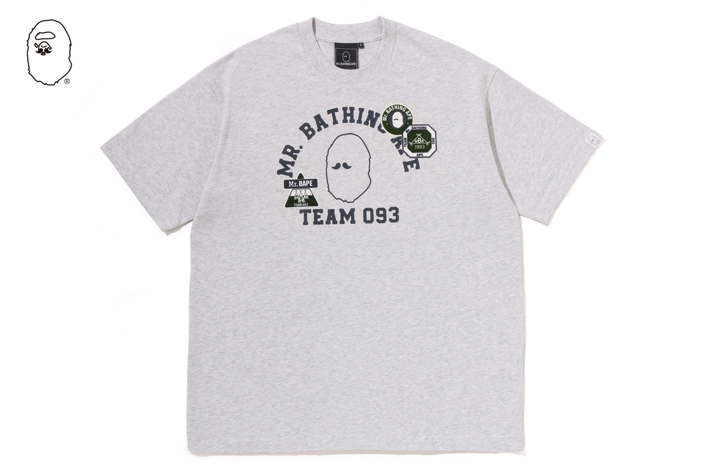 BAPE BADGE PRINT TEE