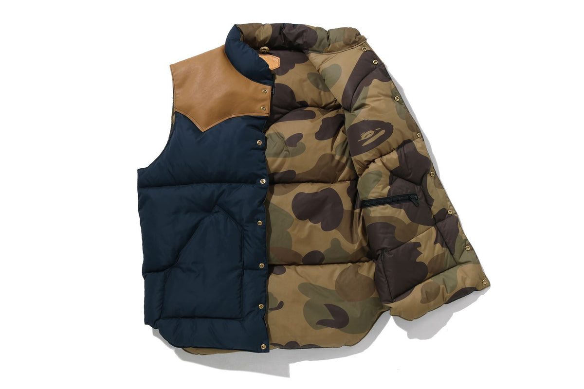 BAPE MR BATHING APE X RMFC DOWN VEST