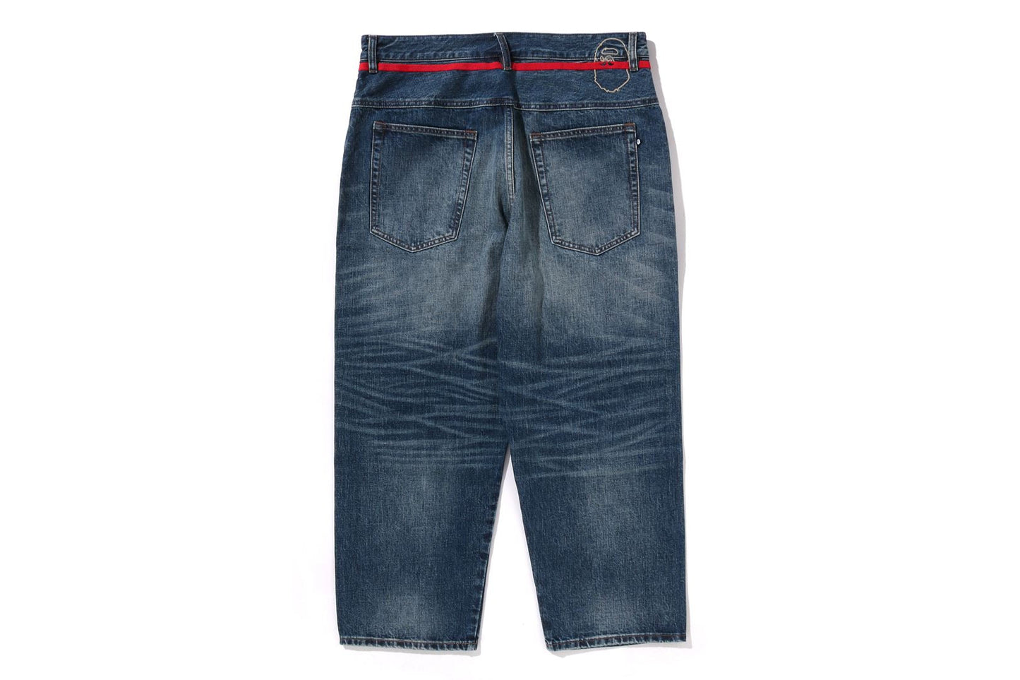 BAPE TAPER FRONT DENIM PANTS