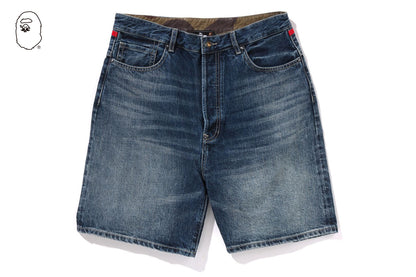 BAPE DENIM SHORTS
