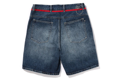 BAPE DENIM SHORTS