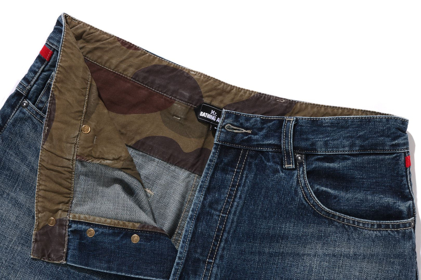 BAPE DENIM SHORTS