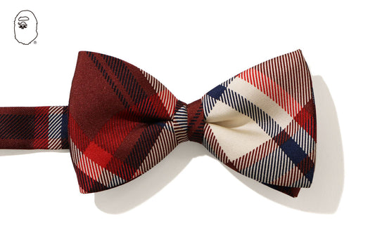 BAPE MR.BATHING APE BAPE CHECK BOW TIE