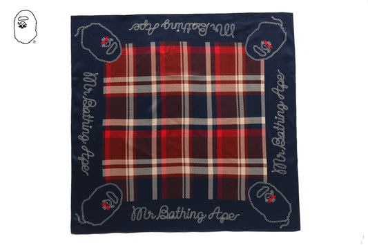 BAPE CHECK SCARF