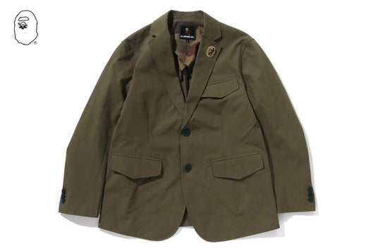 BAPE LIGHT BLAZER WITH METAL BUTTON JACKET