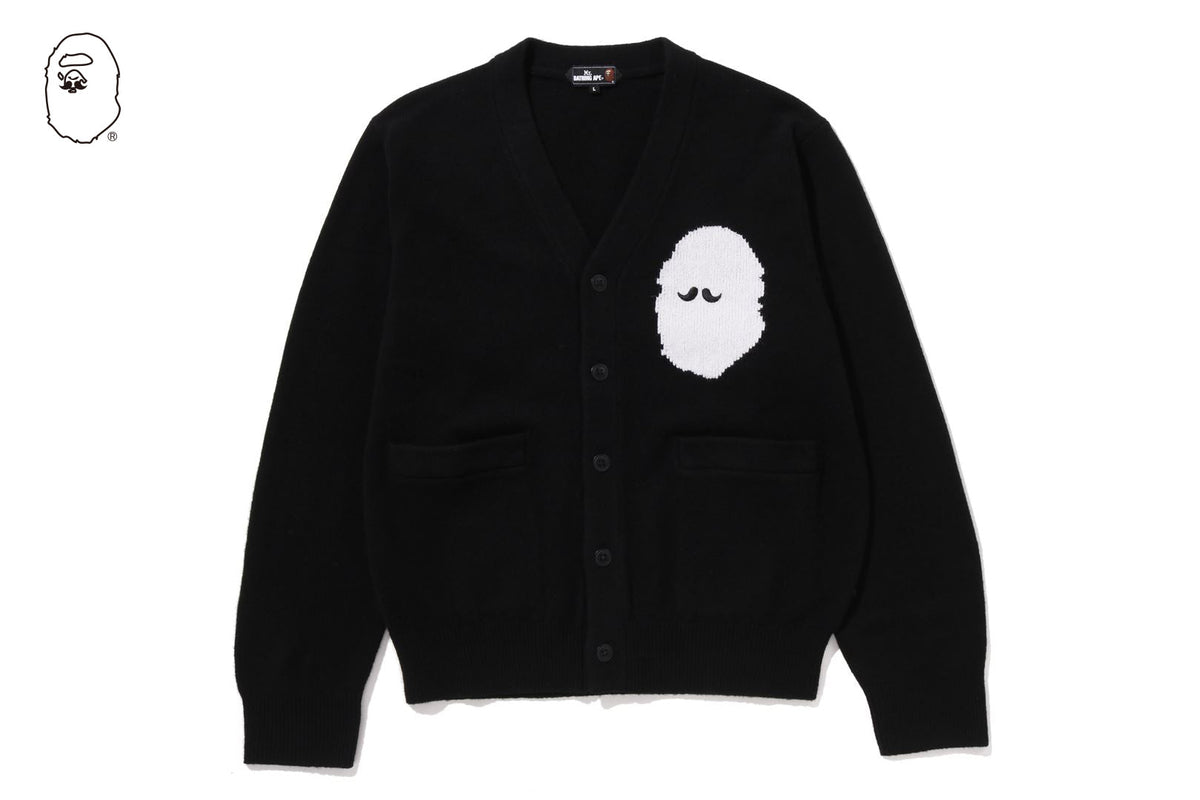 BAPE SWEATER KNIT CABLE CARDIGAN