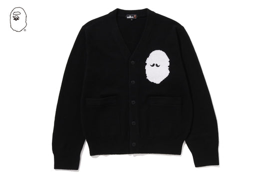 BAPE SWEATER KNIT CABLE CARDIGAN