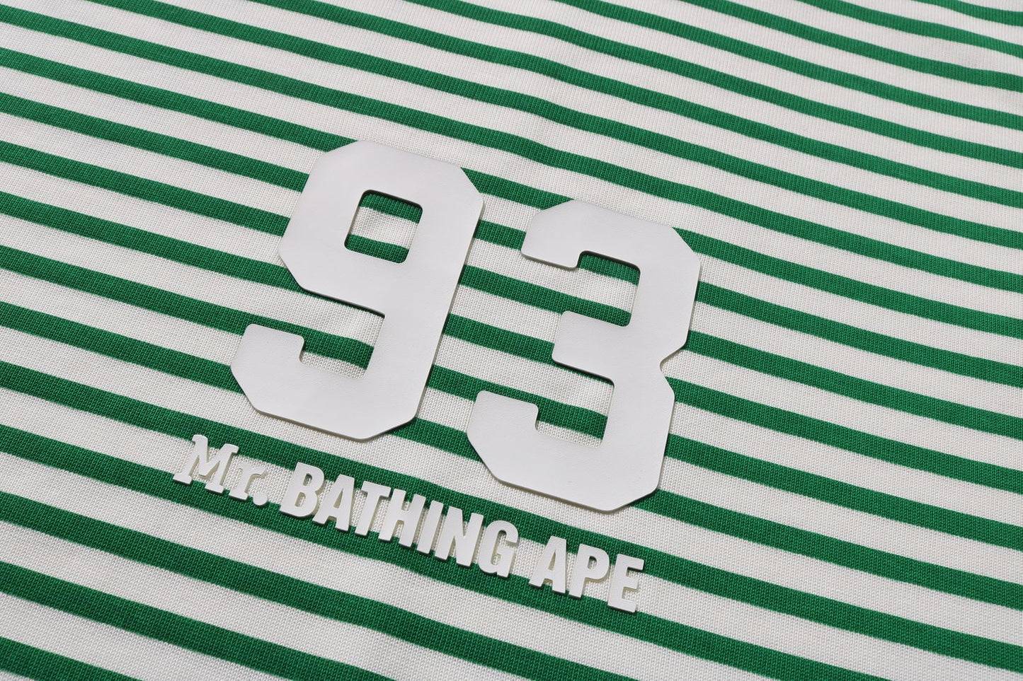 BAPE STRIPE LS PRINT TEE