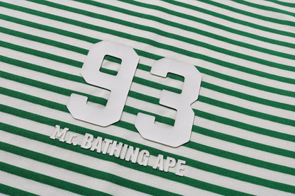 BAPE STRIPE LS PRINT TEE