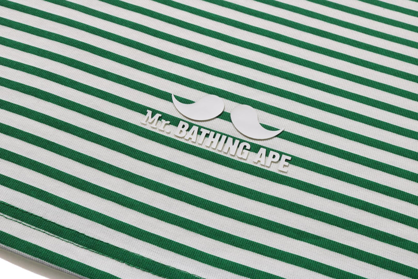 BAPE STRIPE LS PRINT TEE