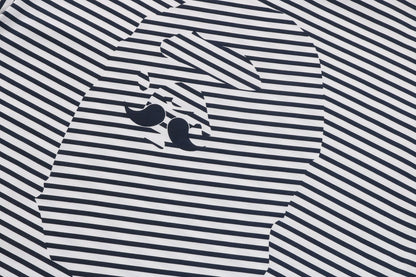 BAPE STRIPE LS PRINT TEE