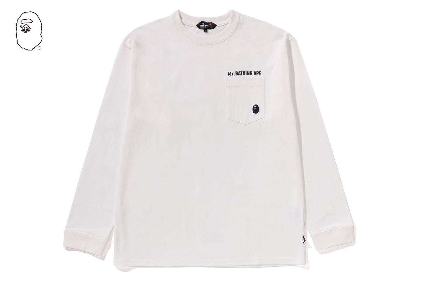 BAPE LS POCKET TEE