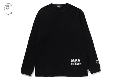 BAPE WAFFLE BASIC LS TEE