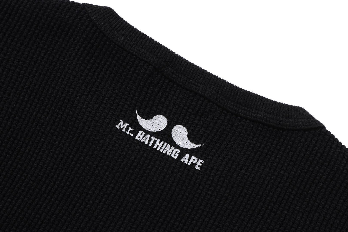 BAPE WAFFLE BASIC LS TEE