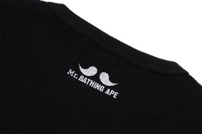 BAPE WAFFLE BASIC LS TEE