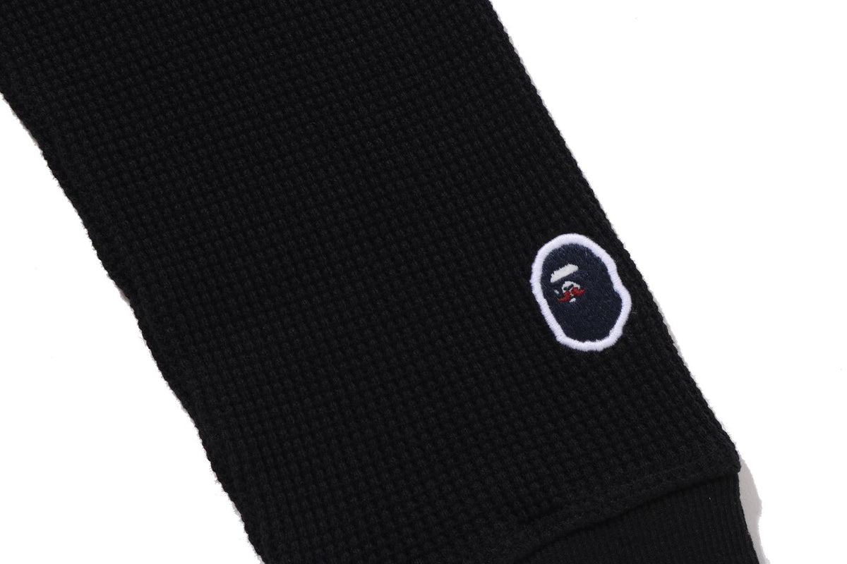 BAPE WAFFLE BASIC LS TEE