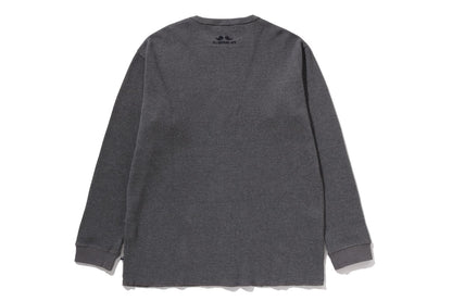 BAPE WAFFLE BASIC LS TEE