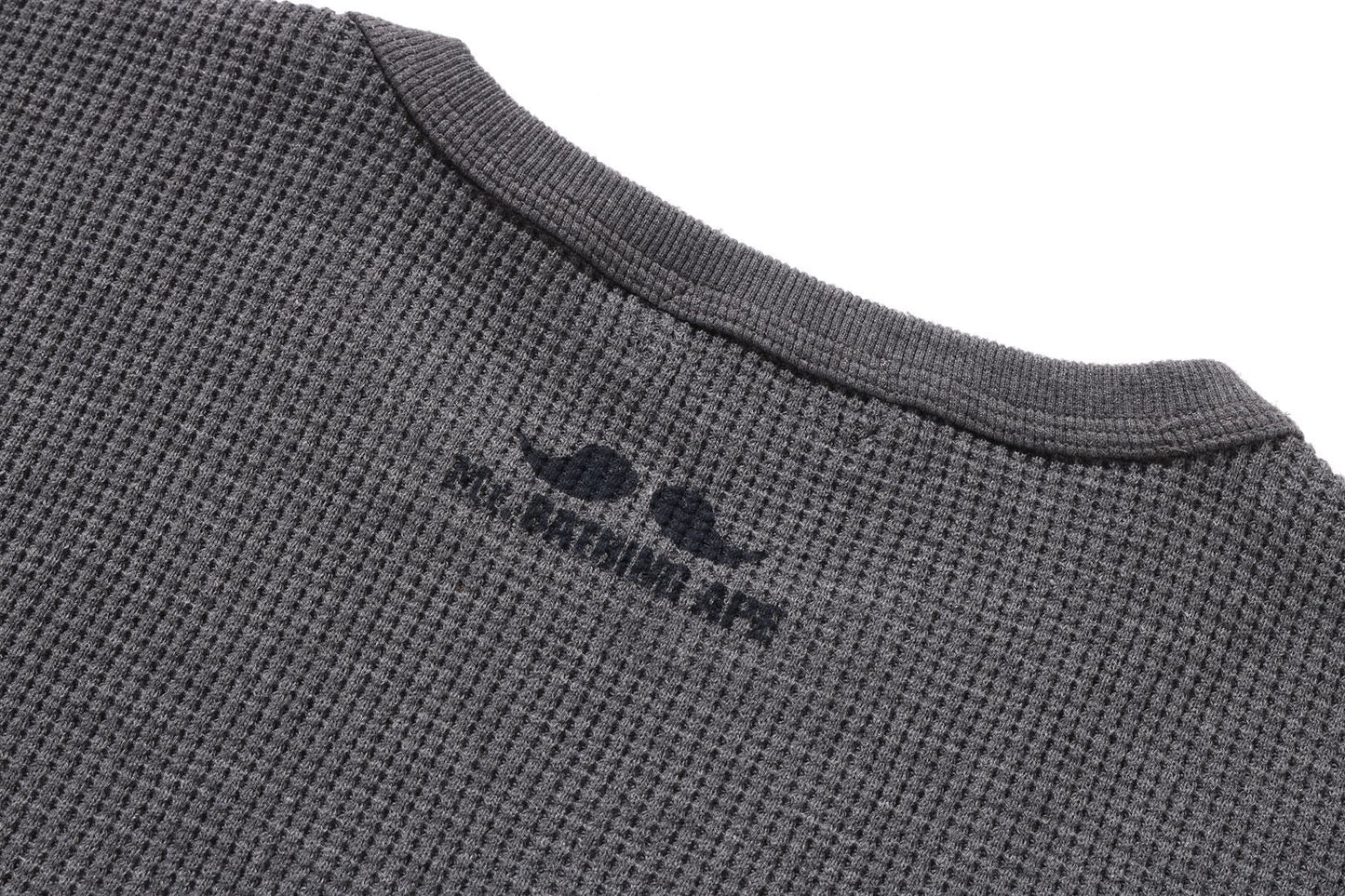 BAPE WAFFLE BASIC LS TEE