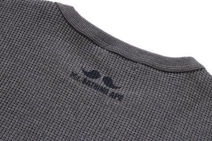 BAPE WAFFLE BASIC LS TEE