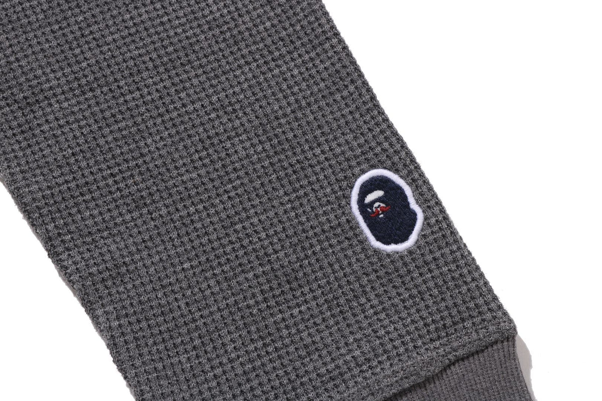 BAPE WAFFLE BASIC LS TEE
