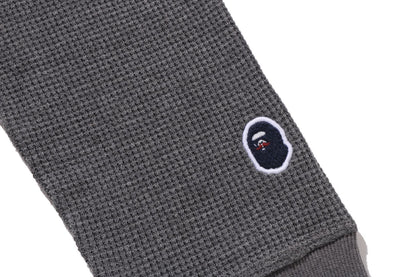 BAPE WAFFLE BASIC LS TEE