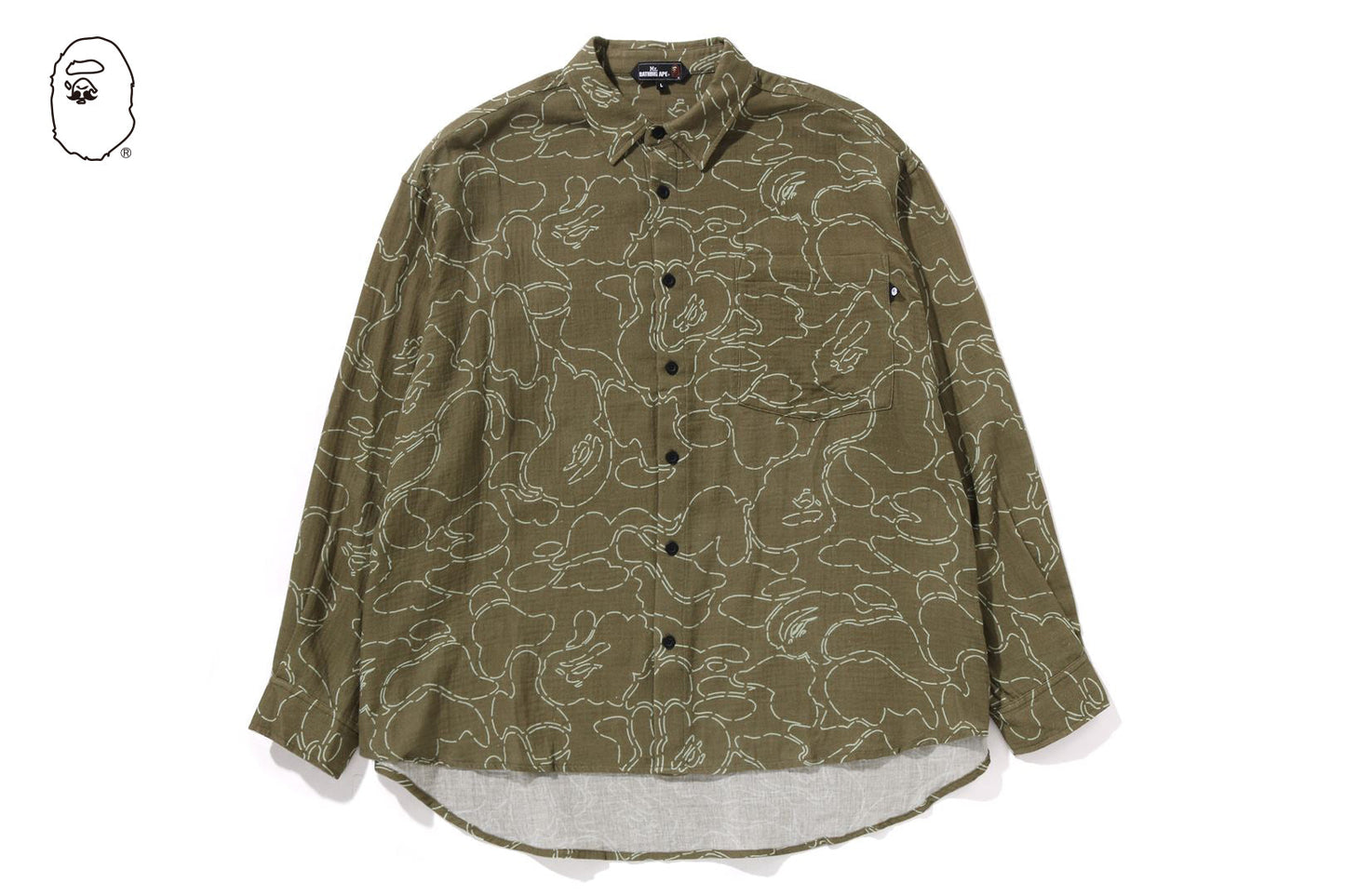 BAPE 印花休閒襯衫