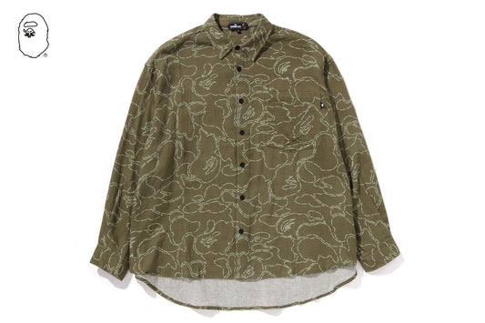 BAPE 印花休閒襯衫