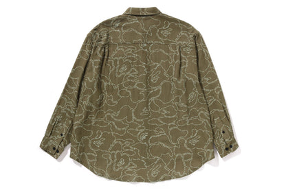 BAPE 印花休閒襯衫