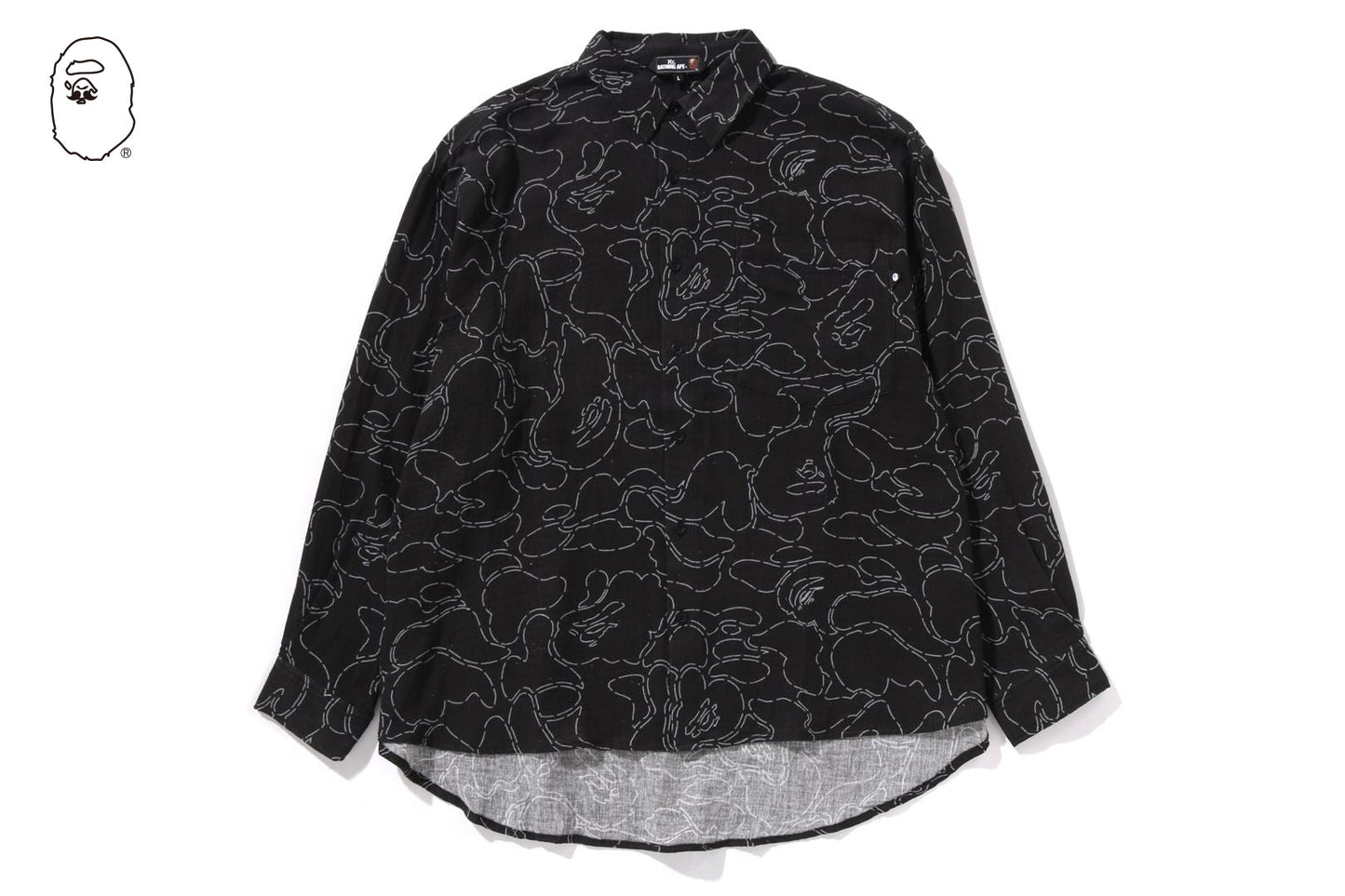 BAPE 印花休閒襯衫