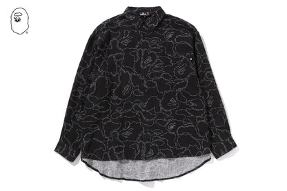 BAPE 印花休閒襯衫