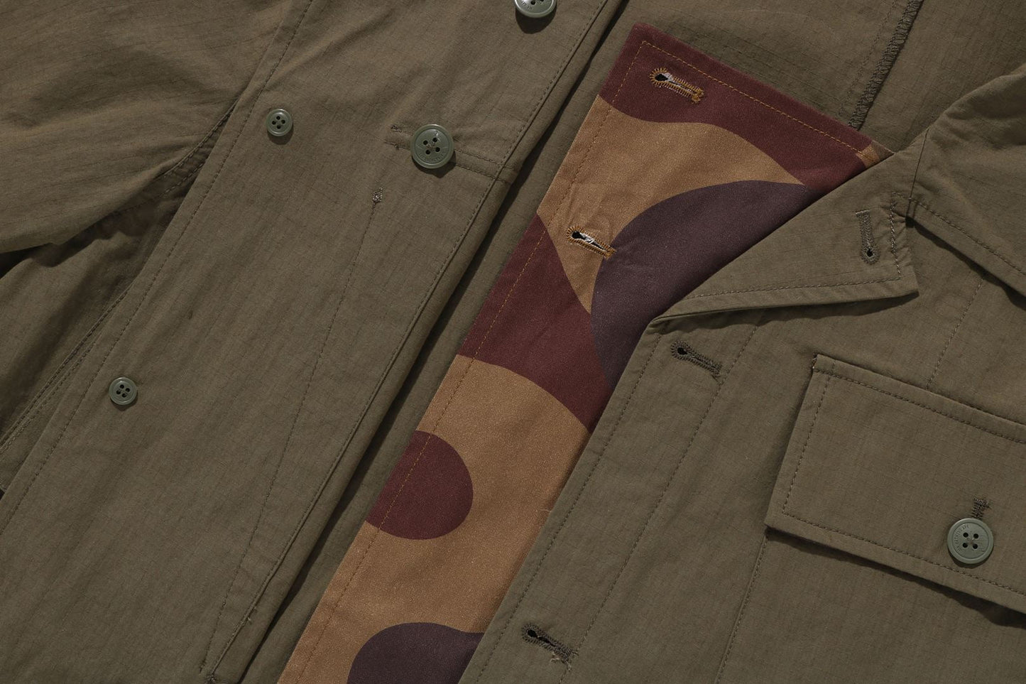 BAPE MILITARY HEAVY SHIRT