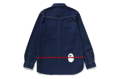 BAPE DENIM CHAMBRAY SHIRT