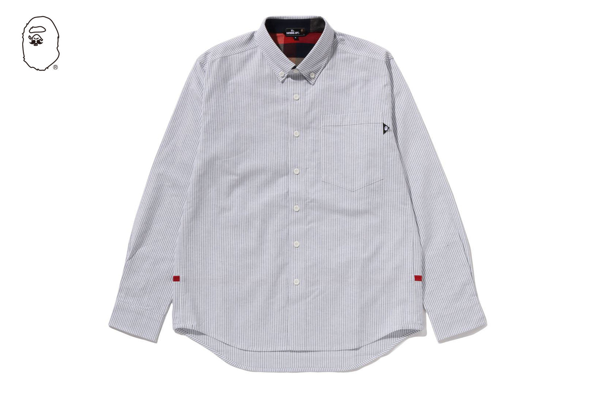 BAPE YARN DYE STRIPES OXFORD SHIRT