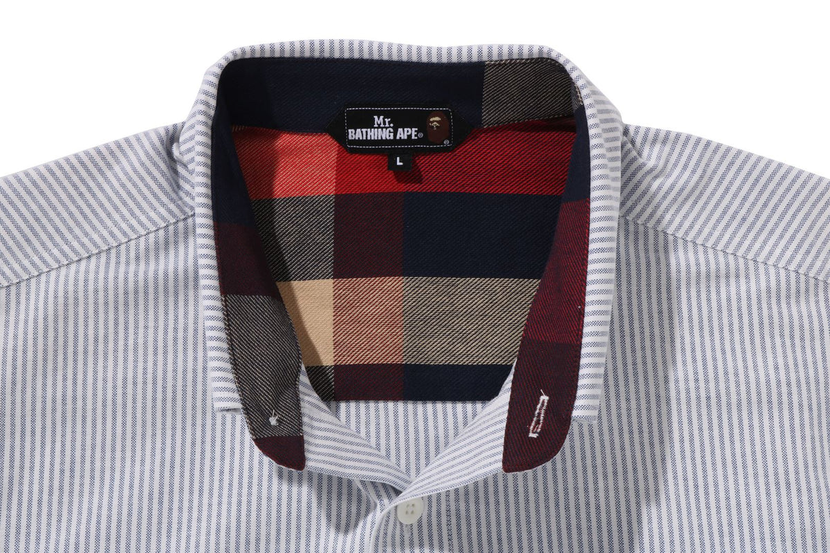 BAPE YARN DYE STRIPES OXFORD SHIRT