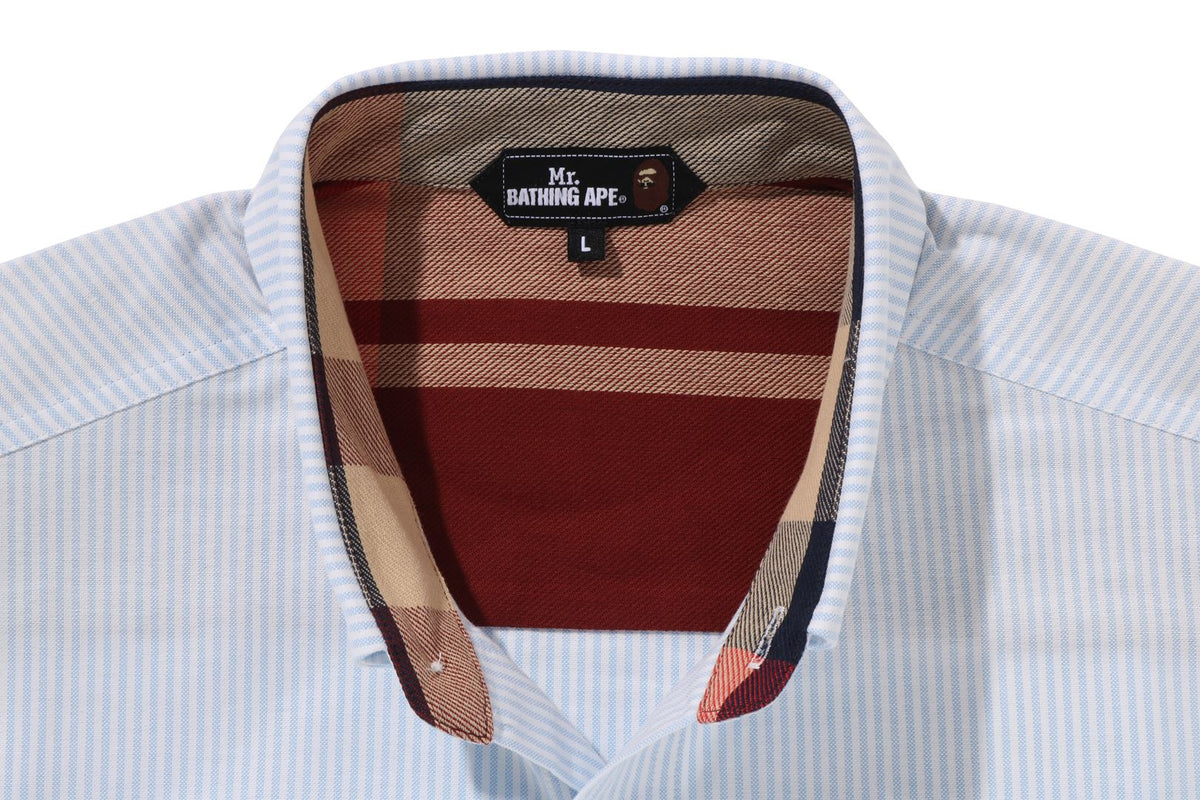 BAPE YARN DYE STRIPES OXFORD SHIRT
