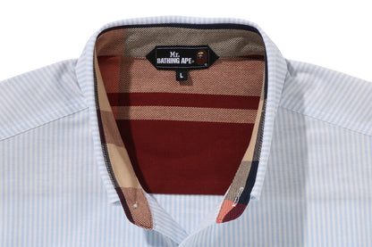 BAPE YARN DYE STRIPES OXFORD SHIRT
