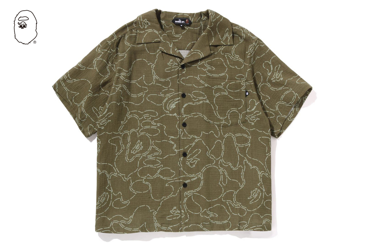 BAPE 印花休閒短袖襯衫