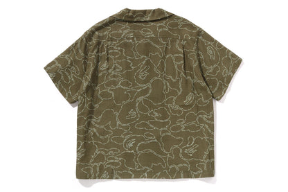 BAPE 印花休閒短袖襯衫