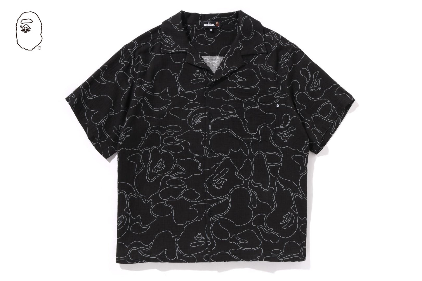 BAPE 印花休閒短袖襯衫